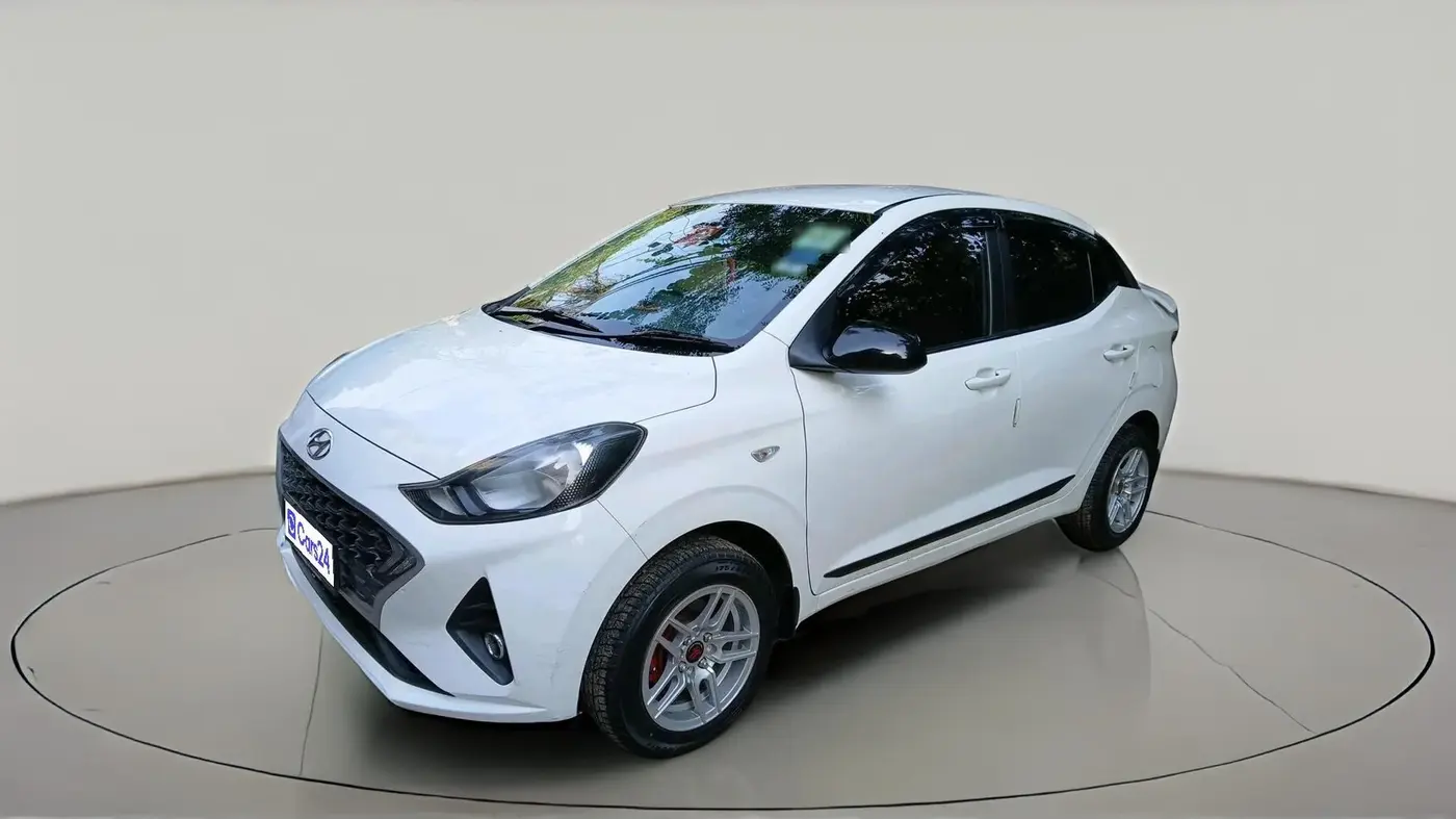 2022 Hyundai AURA S 1.2 CNG, CNG, Manual, 50,687 km, exterior