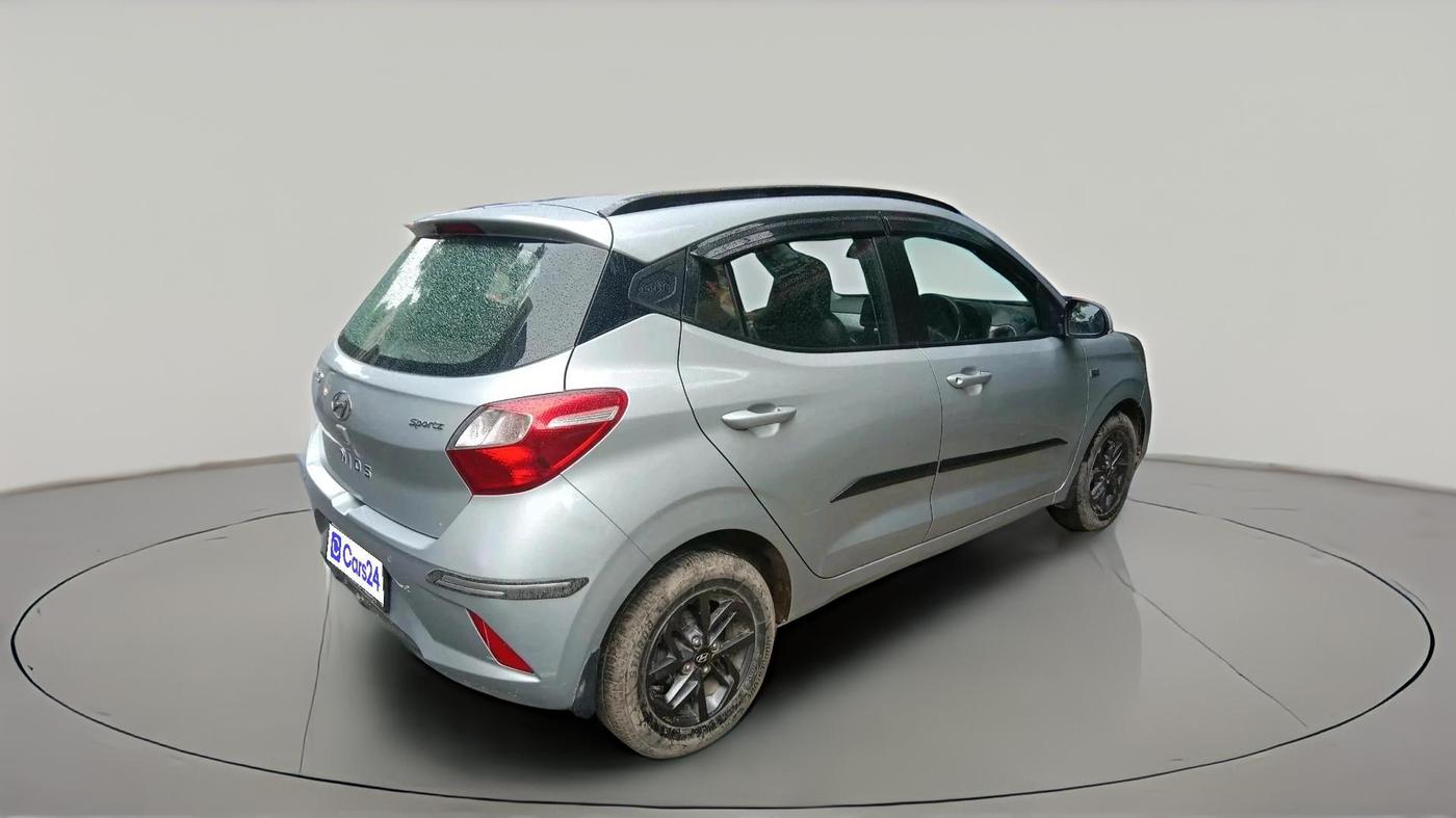 2022 Hyundai GRAND I10 NIOS SPORTZ AMT 1.2 KAPPA VTVT, Petrol, Automatic, 32,624 km, exterior