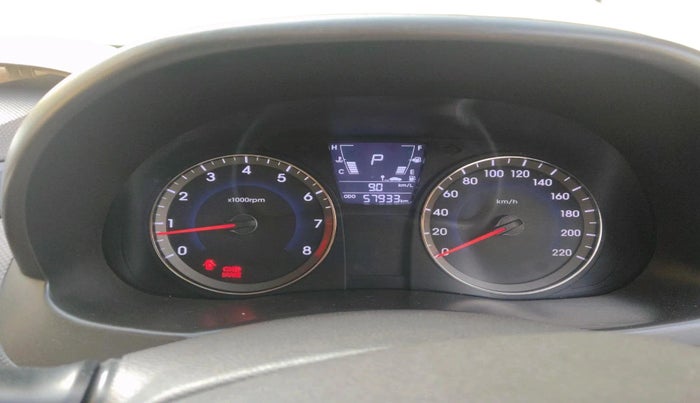 2016 Hyundai Verna FLUIDIC 4S1.6 VTVT SX AT, Petrol, Automatic, 58,500 km, interior