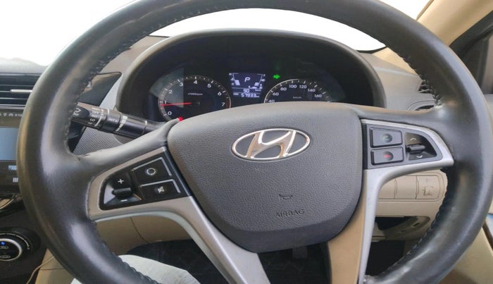 2016 Hyundai Verna FLUIDIC 4S1.6 VTVT SX AT, Petrol, Automatic, 58,500 km, interior