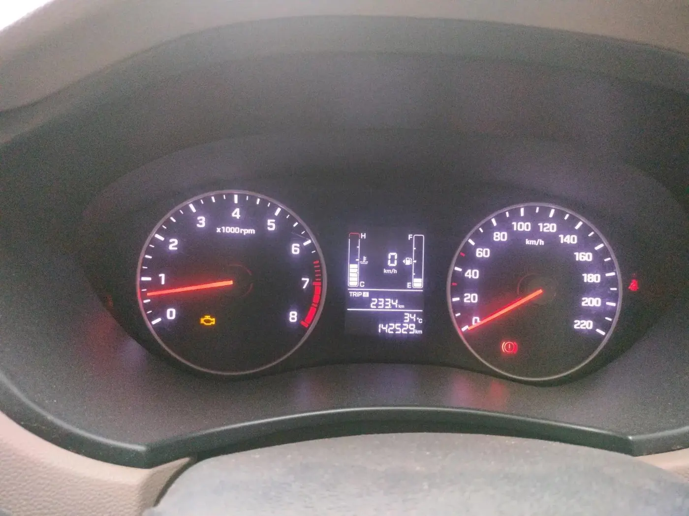 2018 Hyundai Elite i20 MAGNA EXECUTIVE 1.2, CNG, Manual, 1,42,529 km, interior