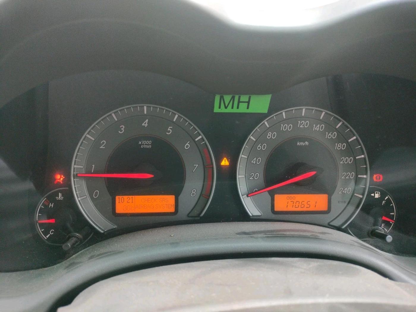 2011 Toyota Corolla Altis G PETROL, CNG, Manual, 1,70,651 km, interior