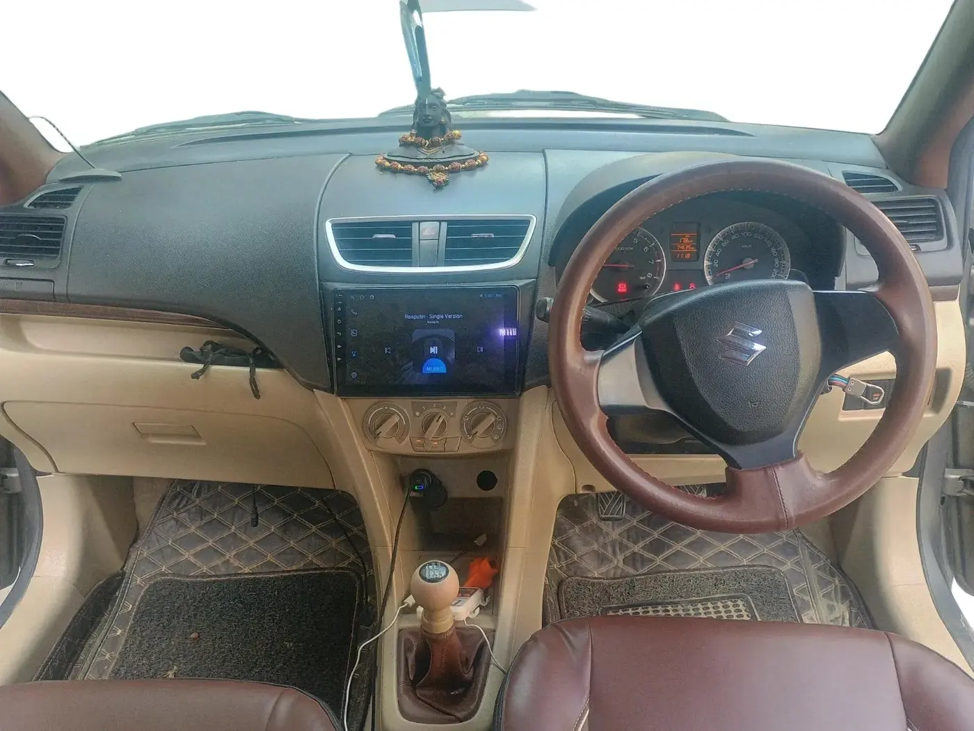 2013 Maruti Swift Dzire VXI, Petrol, Manual, 74,635 km, interior