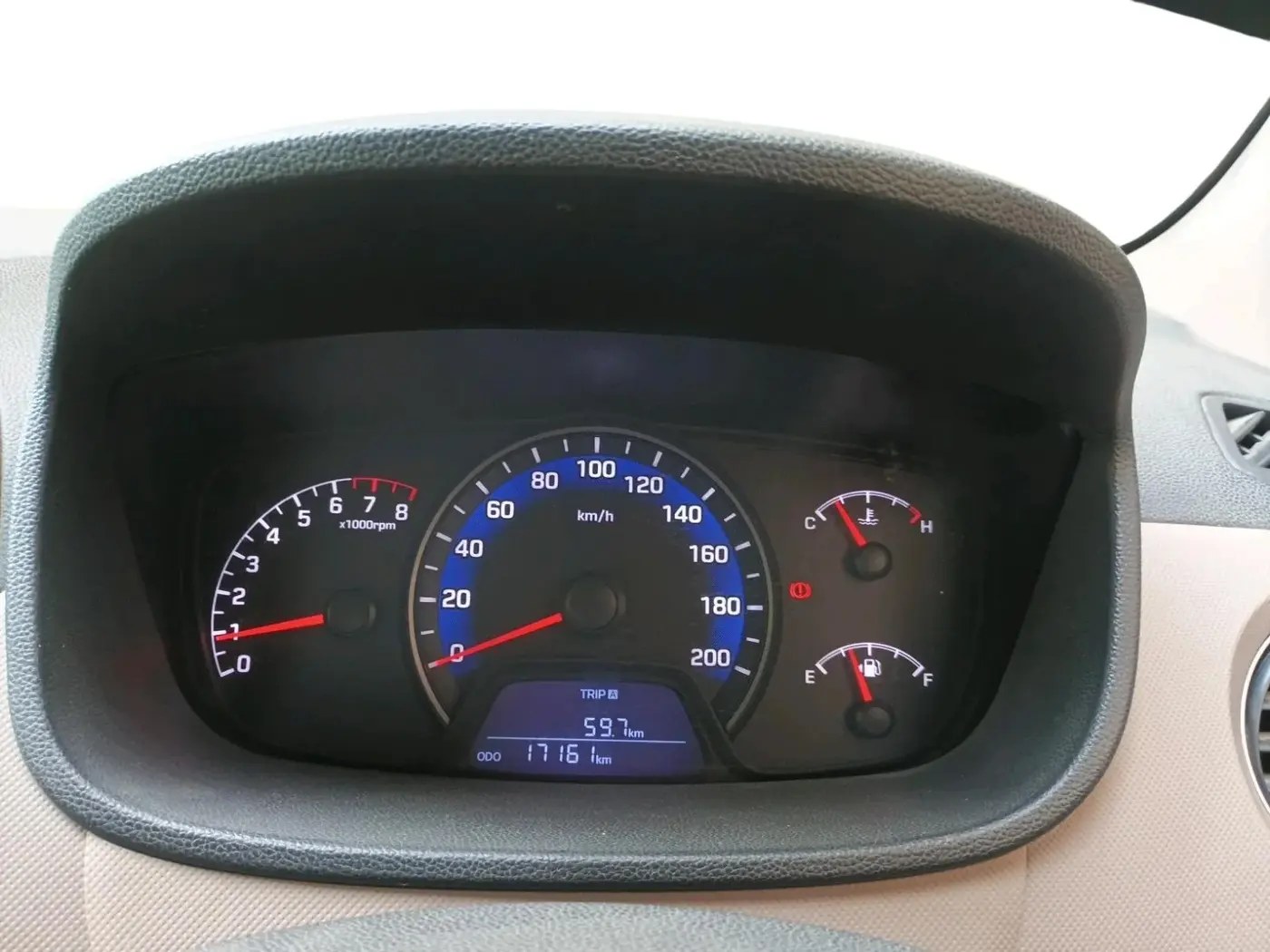 2015 Hyundai Xcent S 1.2, Petrol, Manual, 17,161 km, interior