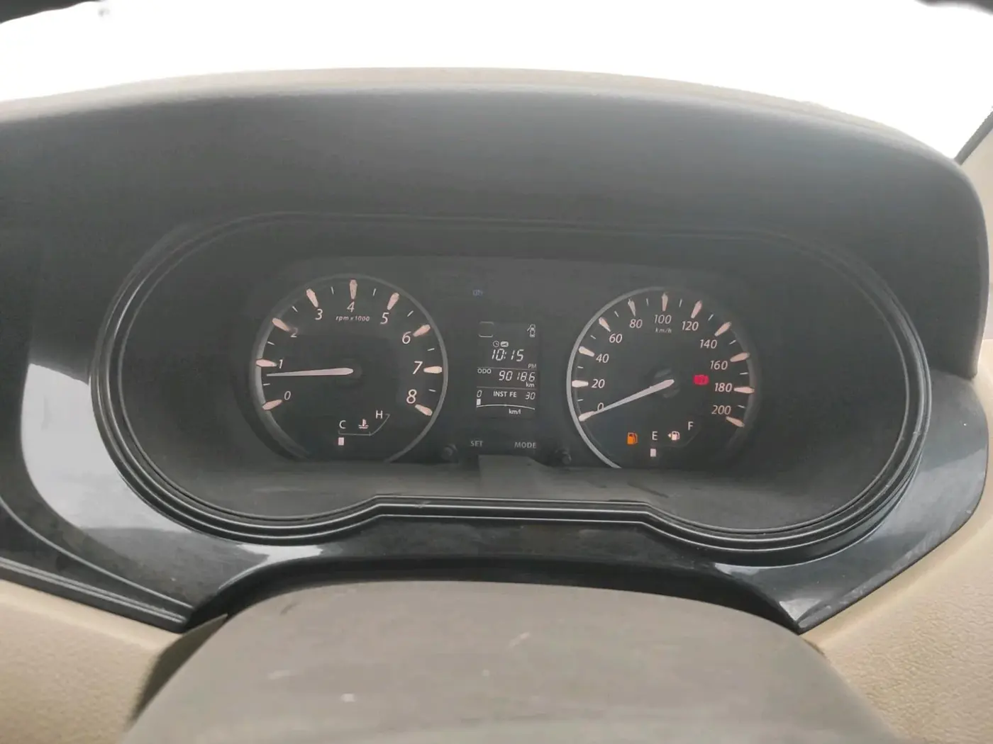2015 Tata Zest XM PETROL, CNG, Manual, 1,23,456 km, interior