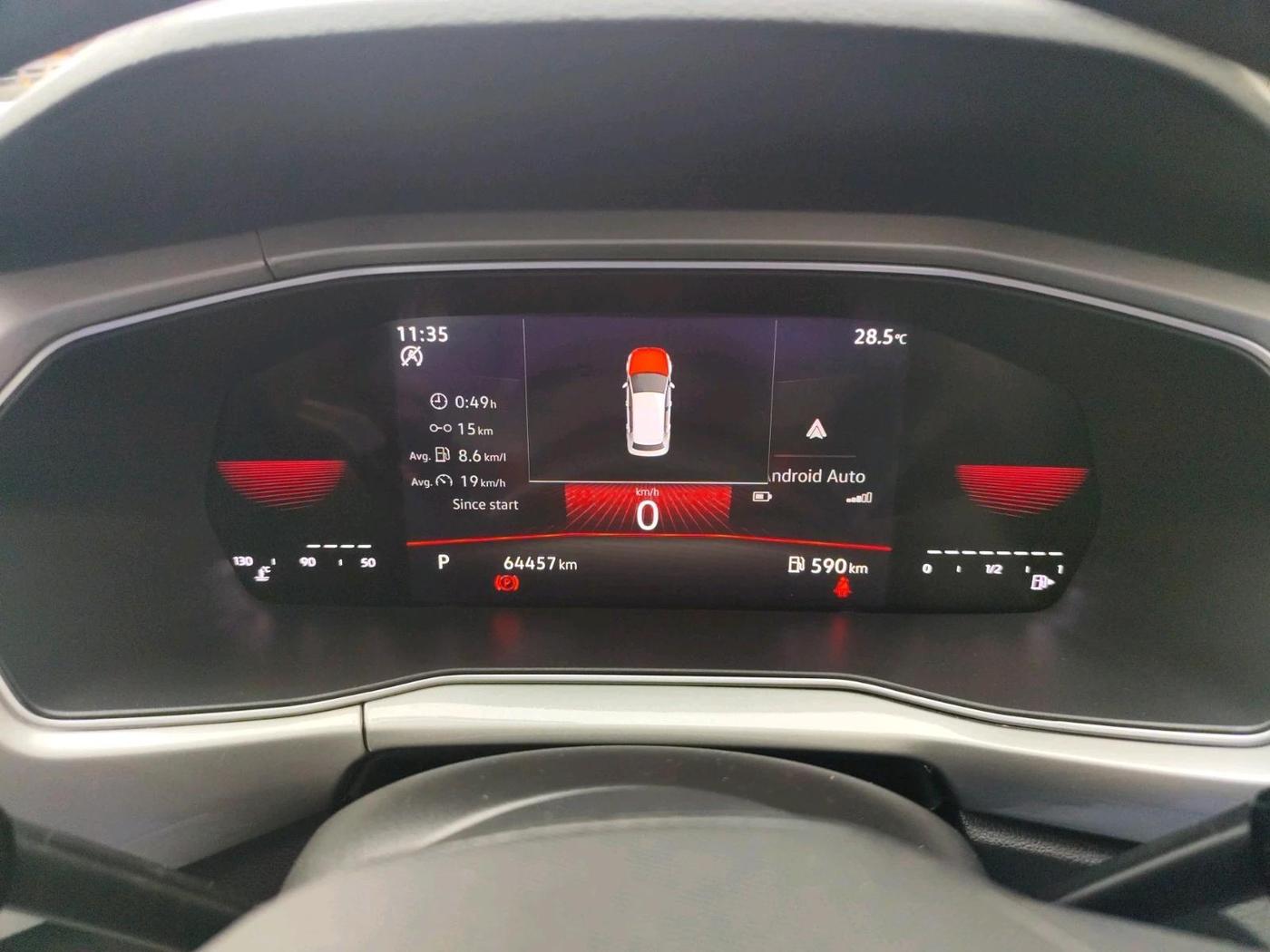 2023 Volkswagen TAIGUN GT PLUS 1.5 TSI DSG, Petrol, Automatic, 64,457 km, interior