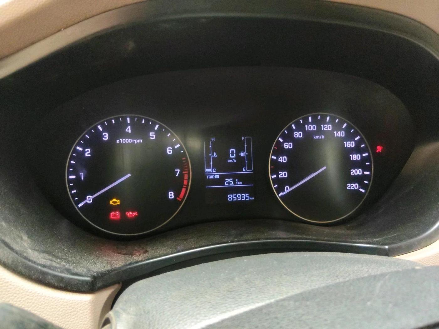 2017 Hyundai Elite i20 MAGNA EXECUTIVE 1.2, CNG, Manual, 85,935 km, interior