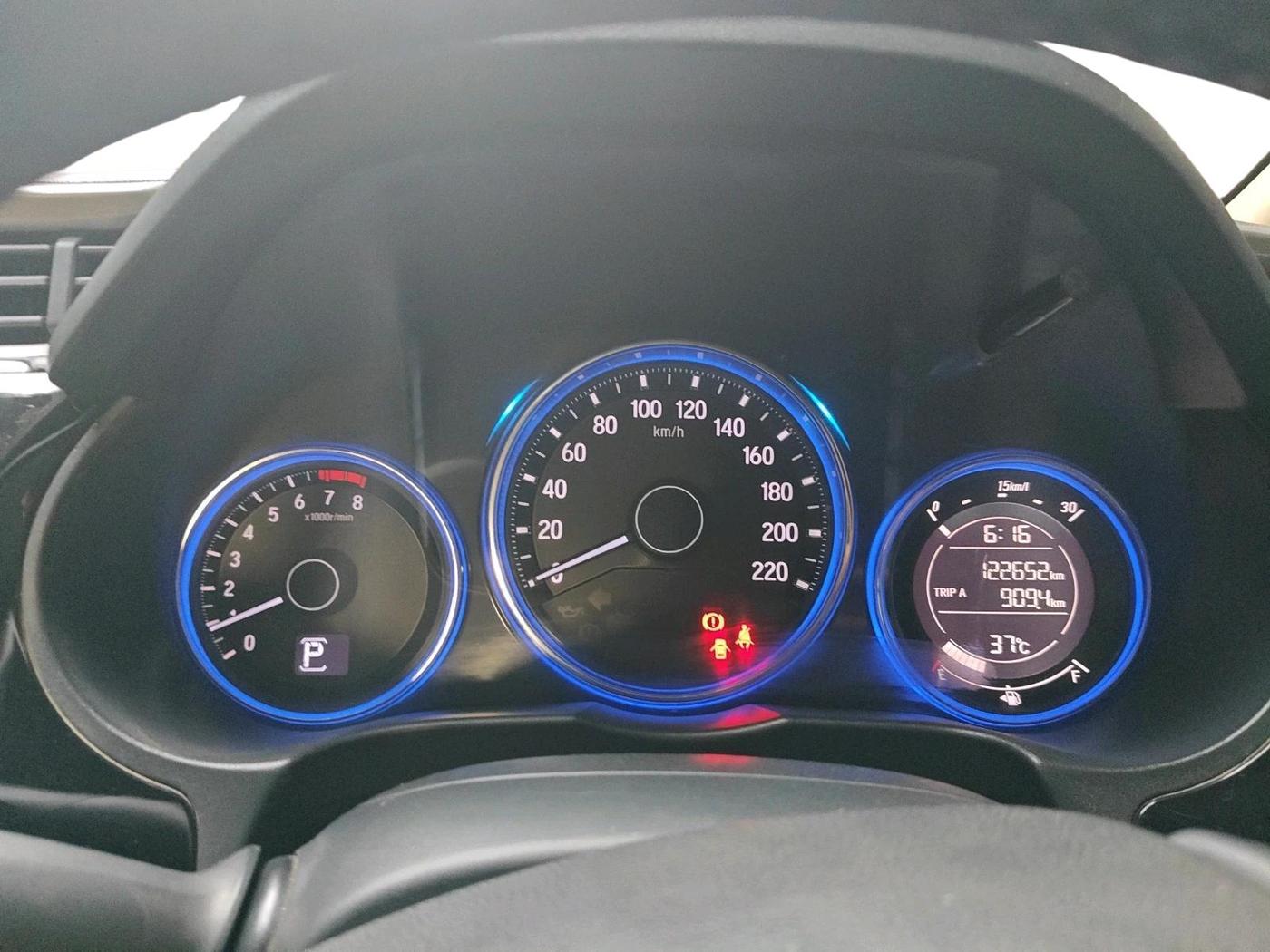 2015 Honda City 1.5L I-VTEC VX CVT, CNG, Automatic, 1,22,652 km, interior