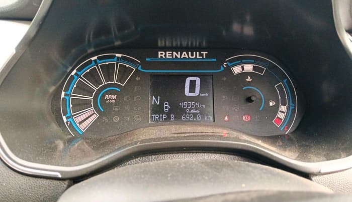 2020 Renault TRIBER RXZ AMT, Petrol, Automatic, 49,351 km, interior