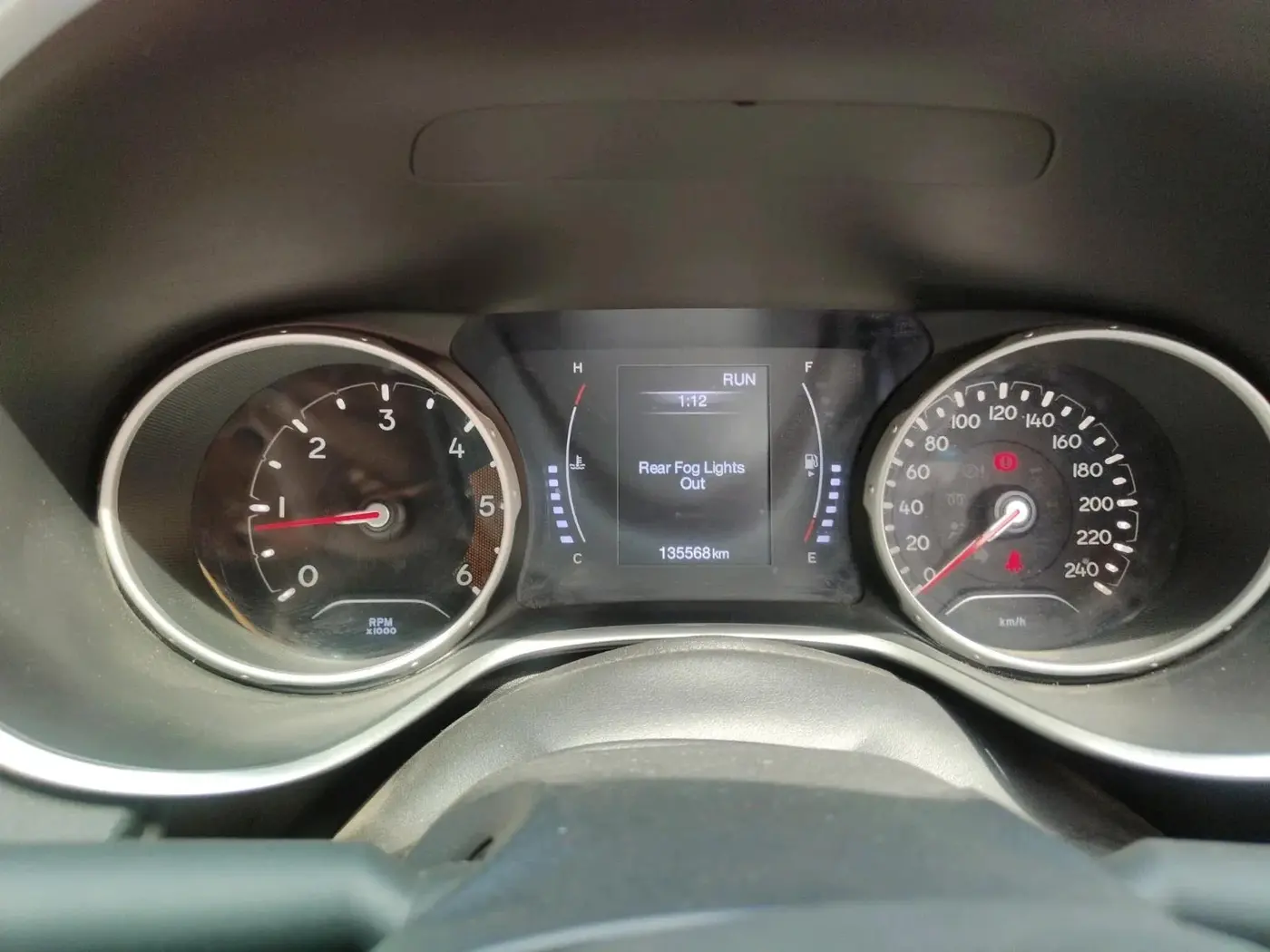 2018 Jeep Compass LIMITED 2.0 DIESEL, Diesel, Manual, 1,35,568 km, interior