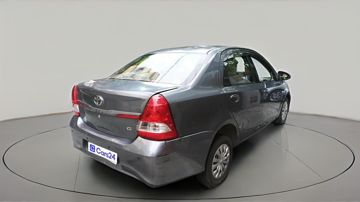 2017 Toyota Etios G, Petrol, Manual, 56,377 km, exterior