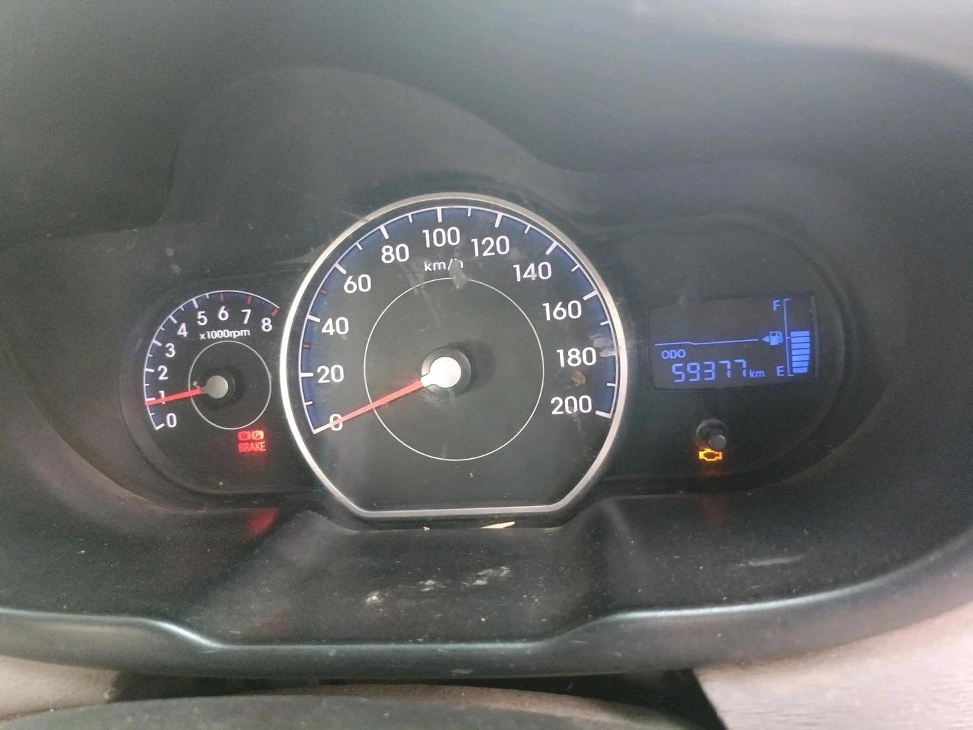 2013 Hyundai i10 MAGNA 1.1, CNG, Manual, 59,377 km, interior