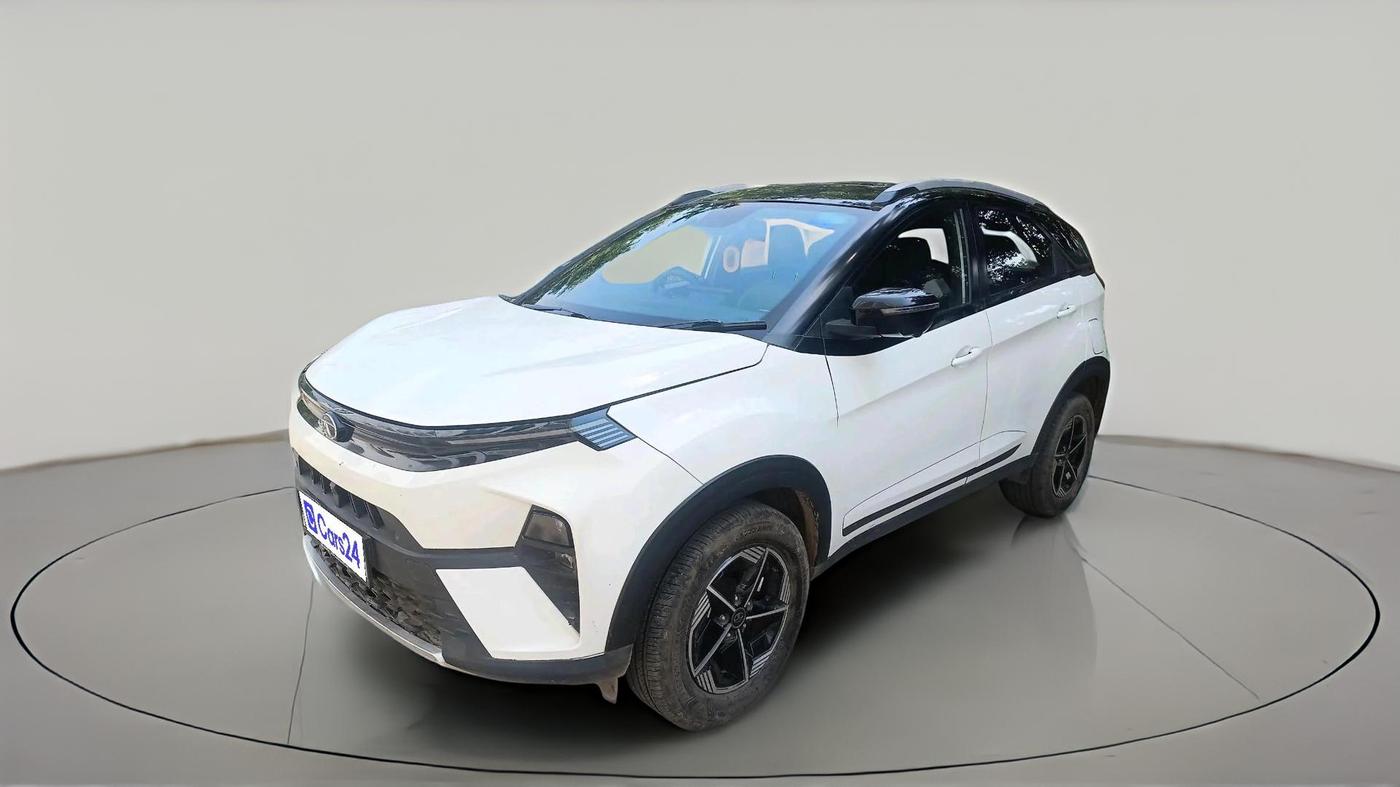 2023 Tata NEXON FEARLESS + SUNROOF DCA DUAL TONE 1.2 PETROL, Petrol, Automatic, 52,985 km, exterior