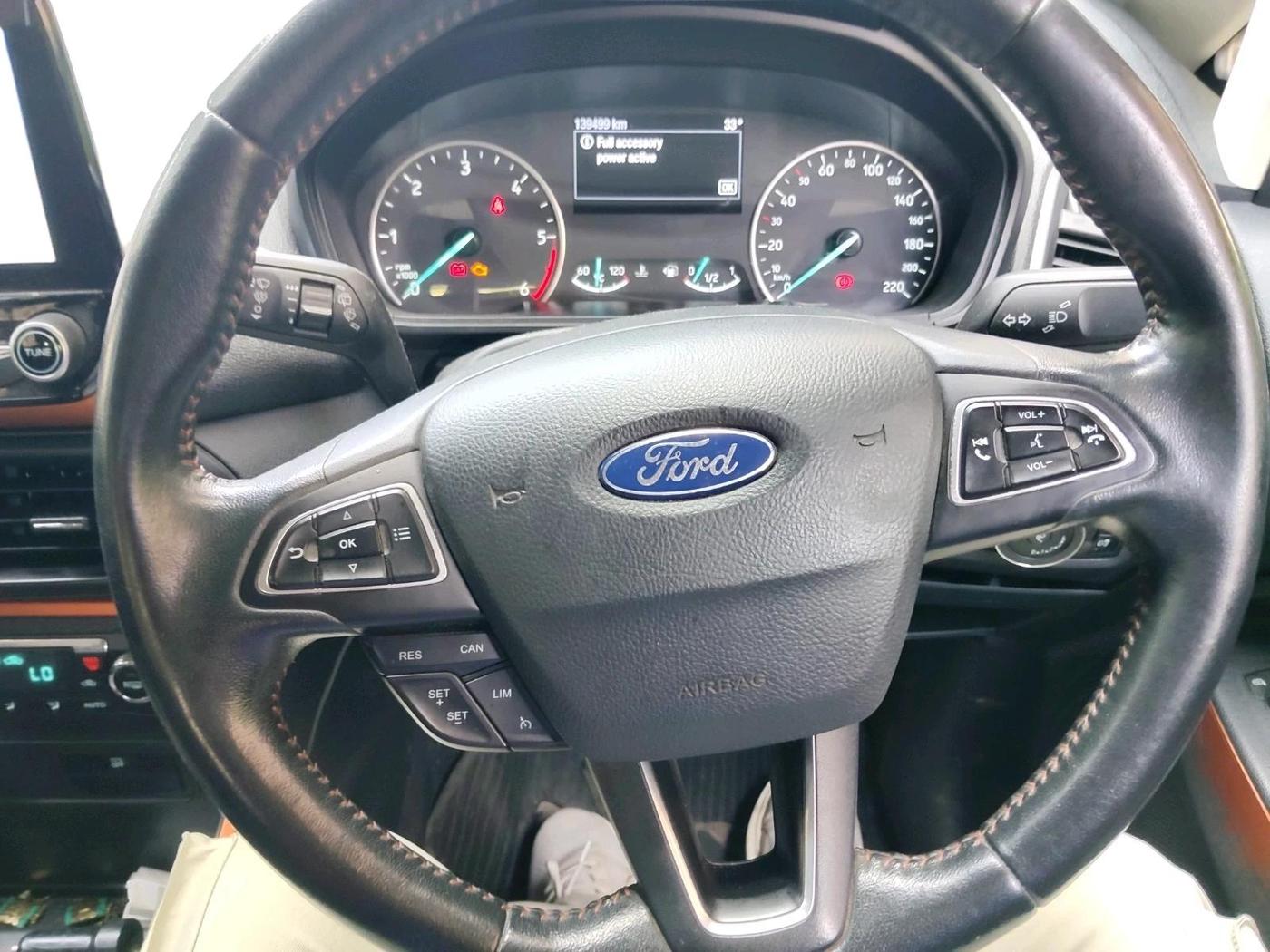 2019 Ford Ecosport TITANIUM 1.5L SPORTS(SUNROOF) DIESEL, Diesel, Manual, 1,39,499 km, interior