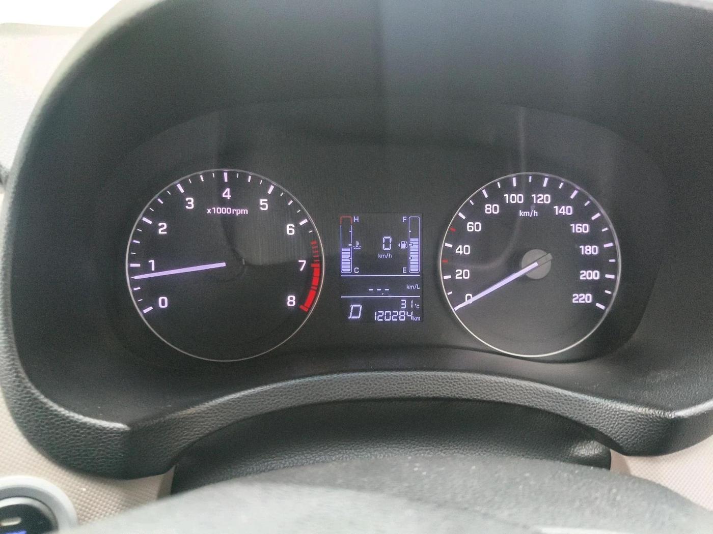 2018 Hyundai Creta SX AT 1.6 PETROL, Petrol, Automatic, 1,20,284 km, interior