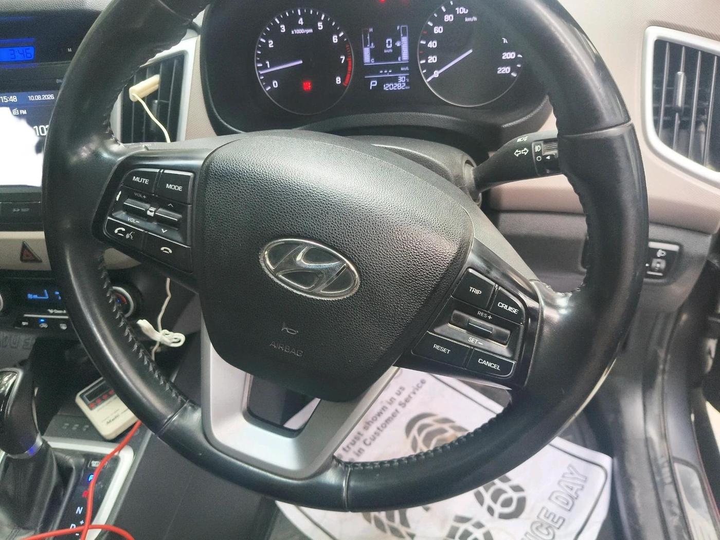 2018 Hyundai Creta SX AT 1.6 PETROL, Petrol, Automatic, 1,20,284 km, interior