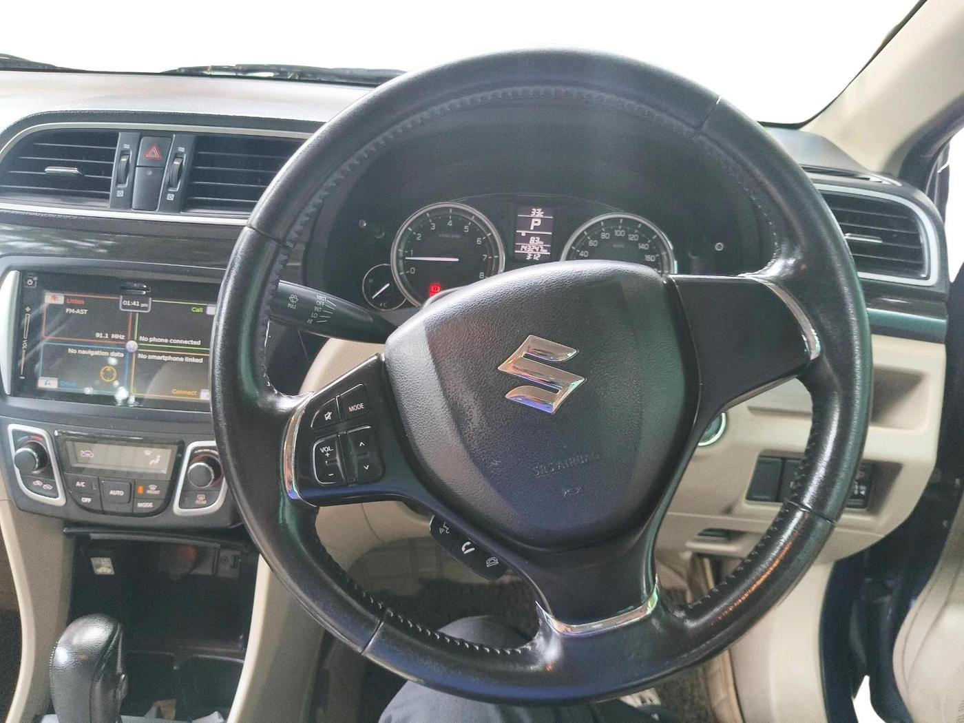 2017 Maruti Ciaz ALPHA  AT 1.4  PETROL, Petrol, Automatic, 1,43,248 km, interior