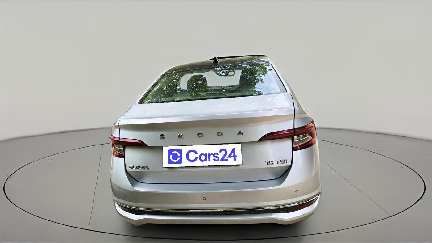 2023 Skoda SLAVIA Style 1.5 TSI DSG Dual Tone, Petrol, Automatic, 25,637 km, exterior