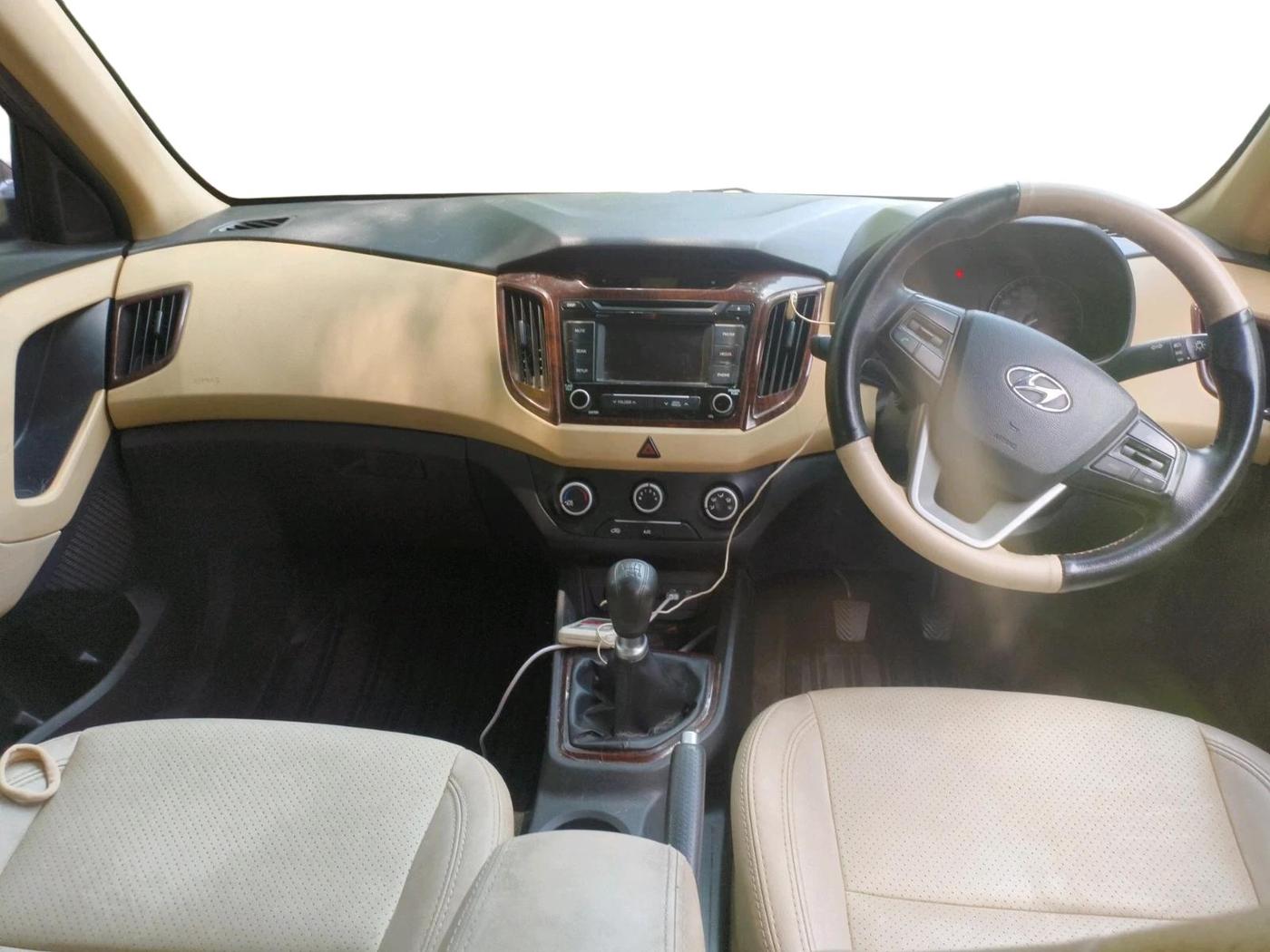 2017 Hyundai Creta E PLUS 1.6 PETROL, Petrol, Manual, 64,888 km, interior