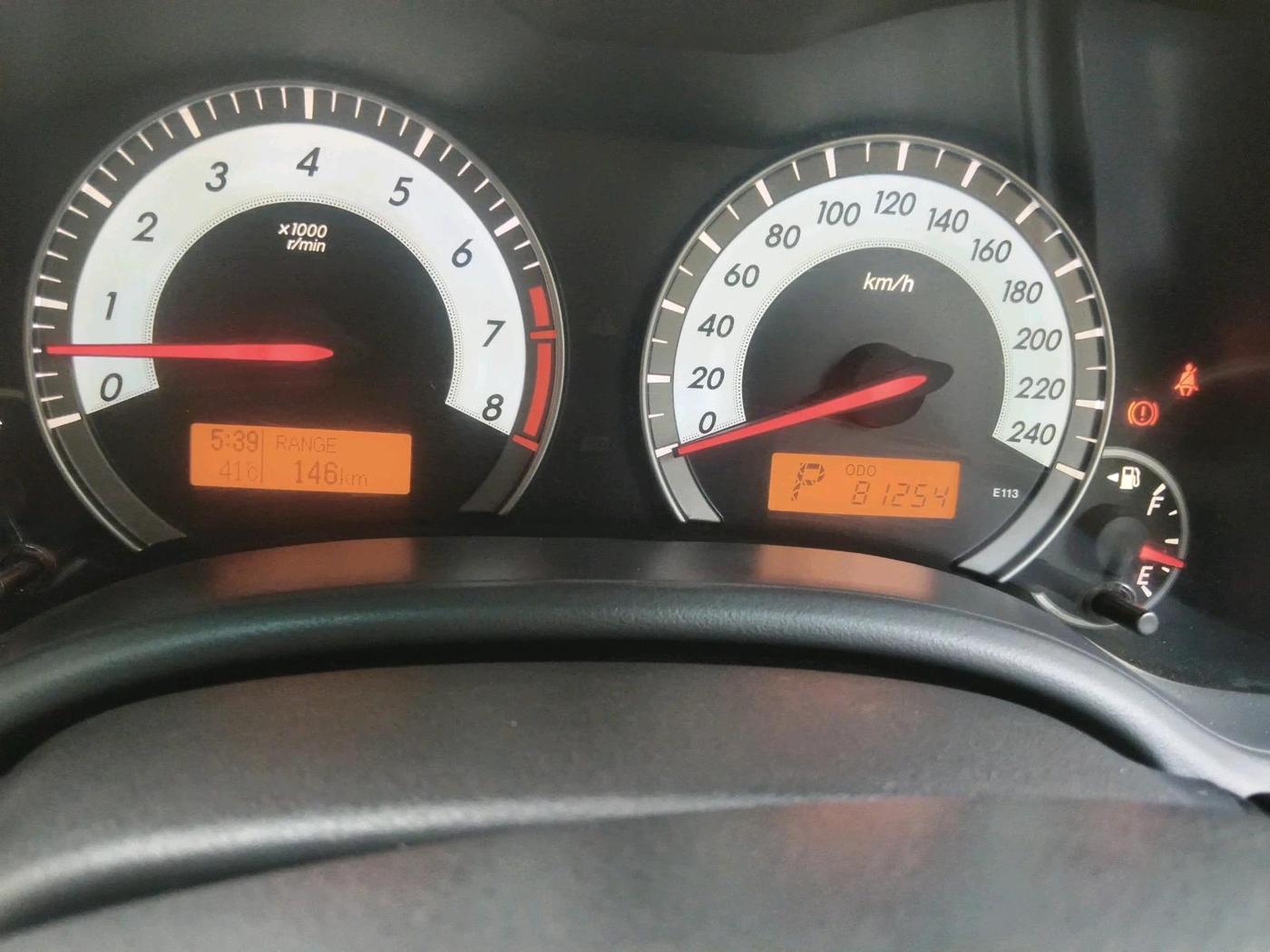 2012 Toyota Corolla Altis G AT PETROL, Petrol, Automatic, 81,254 km, interior