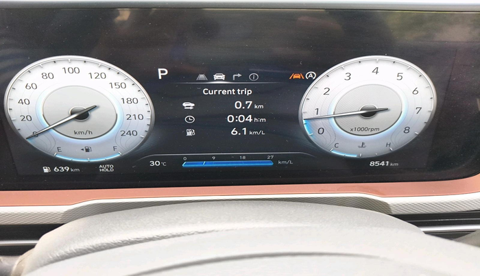 2025 Hyundai Creta Creta SX (O) 1.5 MPI IVT, Petrol, Automatic, 8,541 km, interior