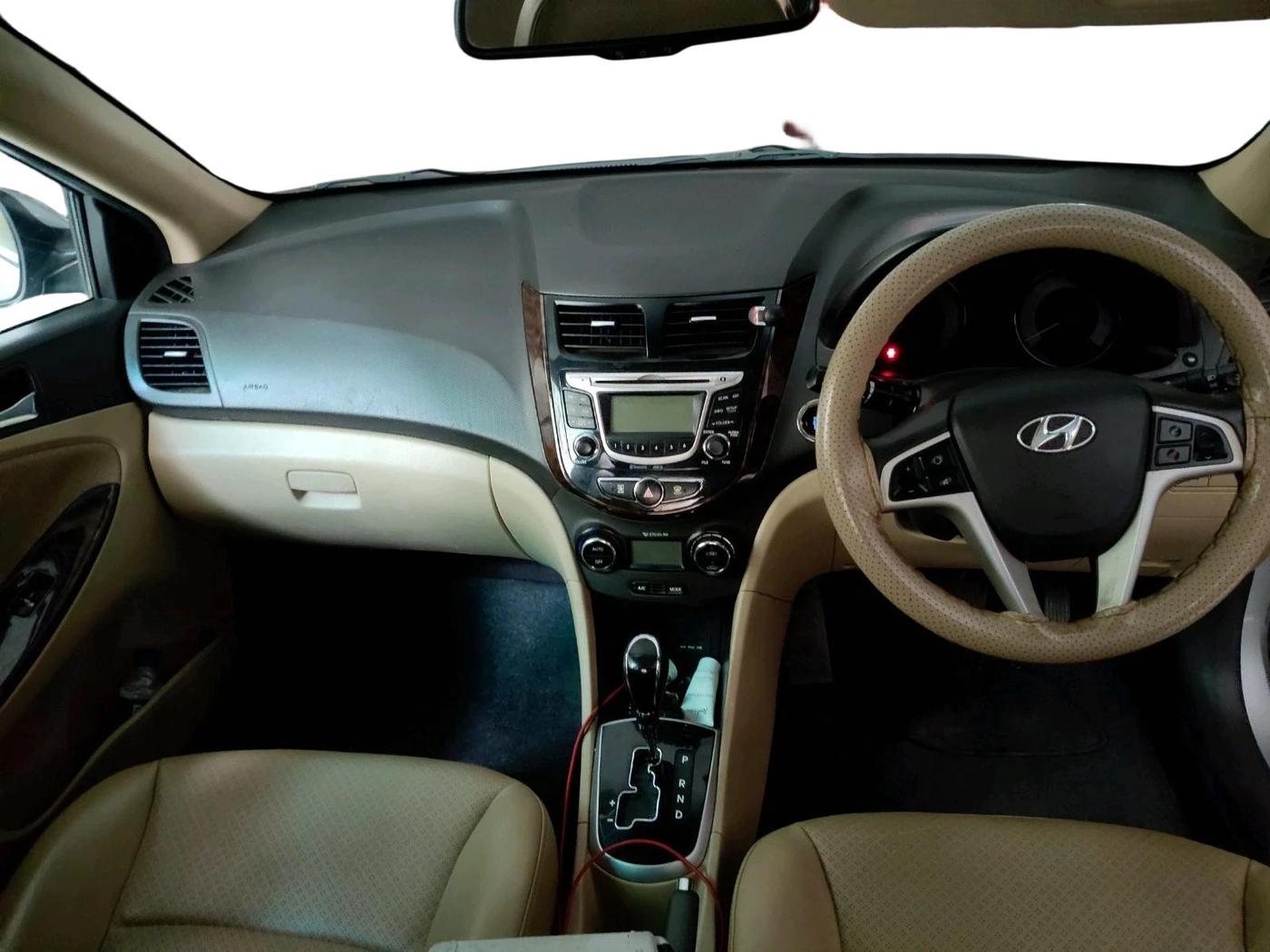 2013 Hyundai Verna FLUIDIC 1.6 VTVT SX AT, Petrol, Automatic, 87,073 km, interior