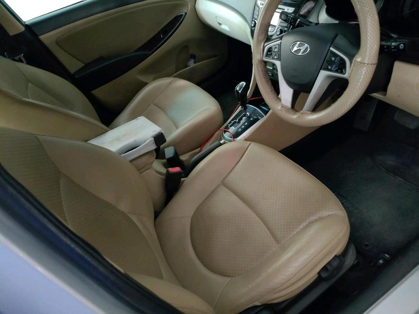 2013 Hyundai Verna FLUIDIC 1.6 VTVT SX AT, Petrol, Automatic, 87,073 km, interior
