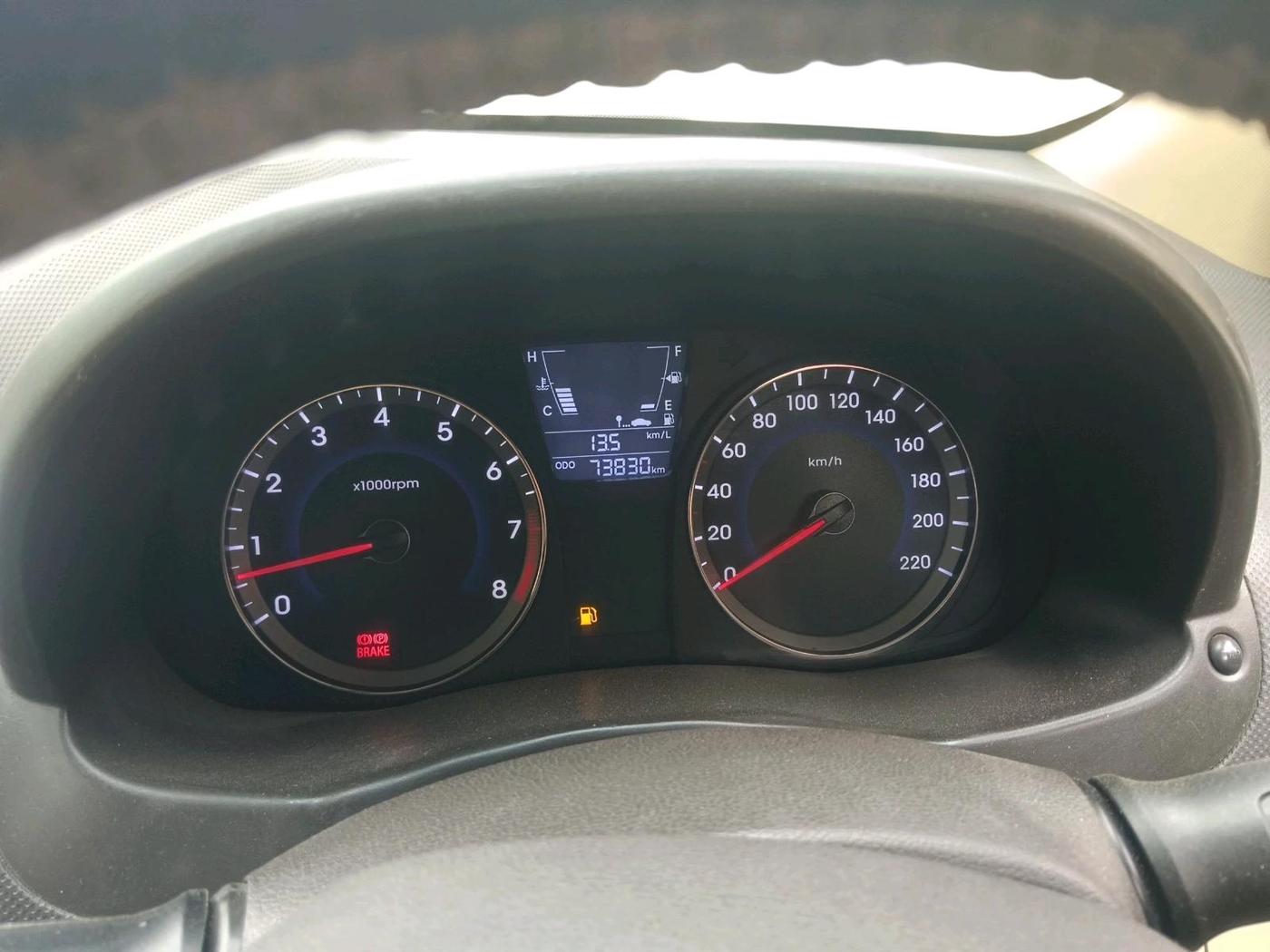 2016 Hyundai Verna 1.6 VTVT S, Petrol, Manual, 73,830 km, interior