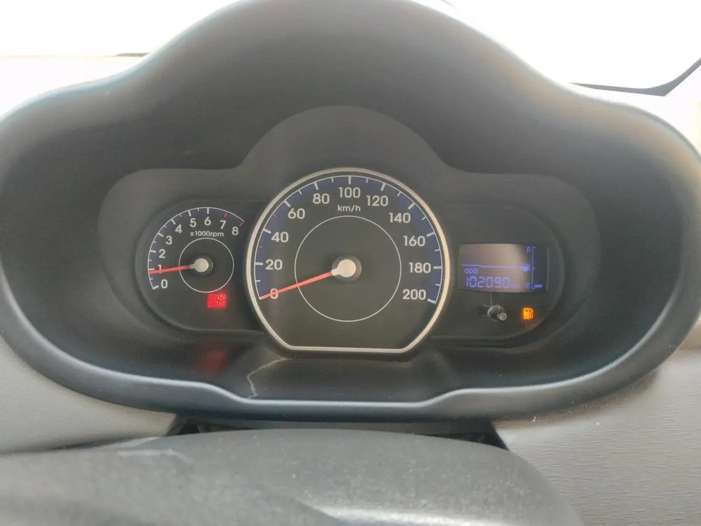 2012 Hyundai i10 MAGNA 1.2, CNG, Manual, 1,02,090 km, interior