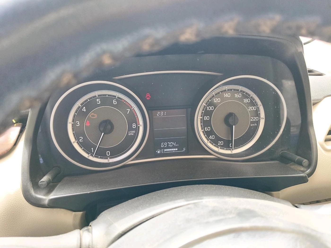 2017 Maruti Dzire VXI, Petrol, Manual, 69,704 km, interior