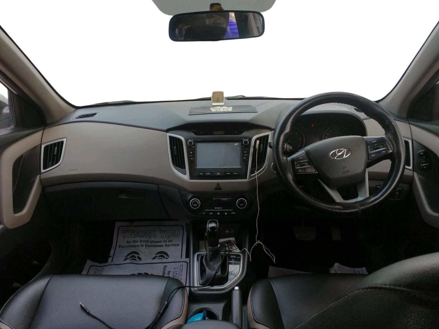 2018 Hyundai Creta SX PLUS AT 1.6 DIESEL, Diesel, Automatic, 65,915 km, interior