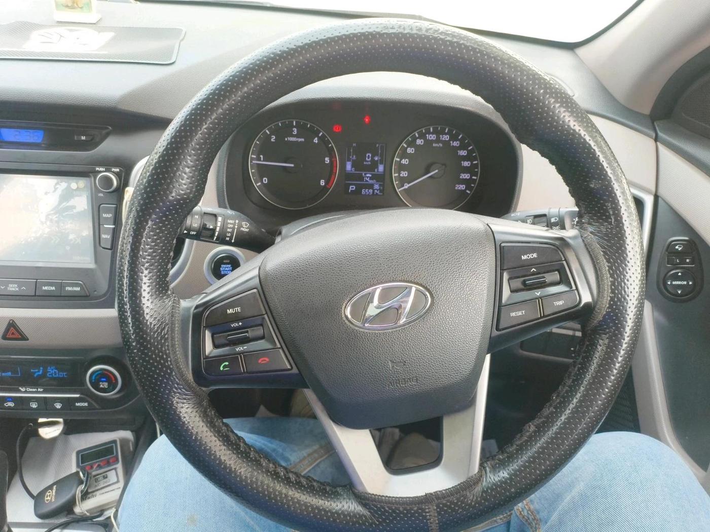 2018 Hyundai Creta SX PLUS AT 1.6 DIESEL, Diesel, Automatic, 65,915 km, interior