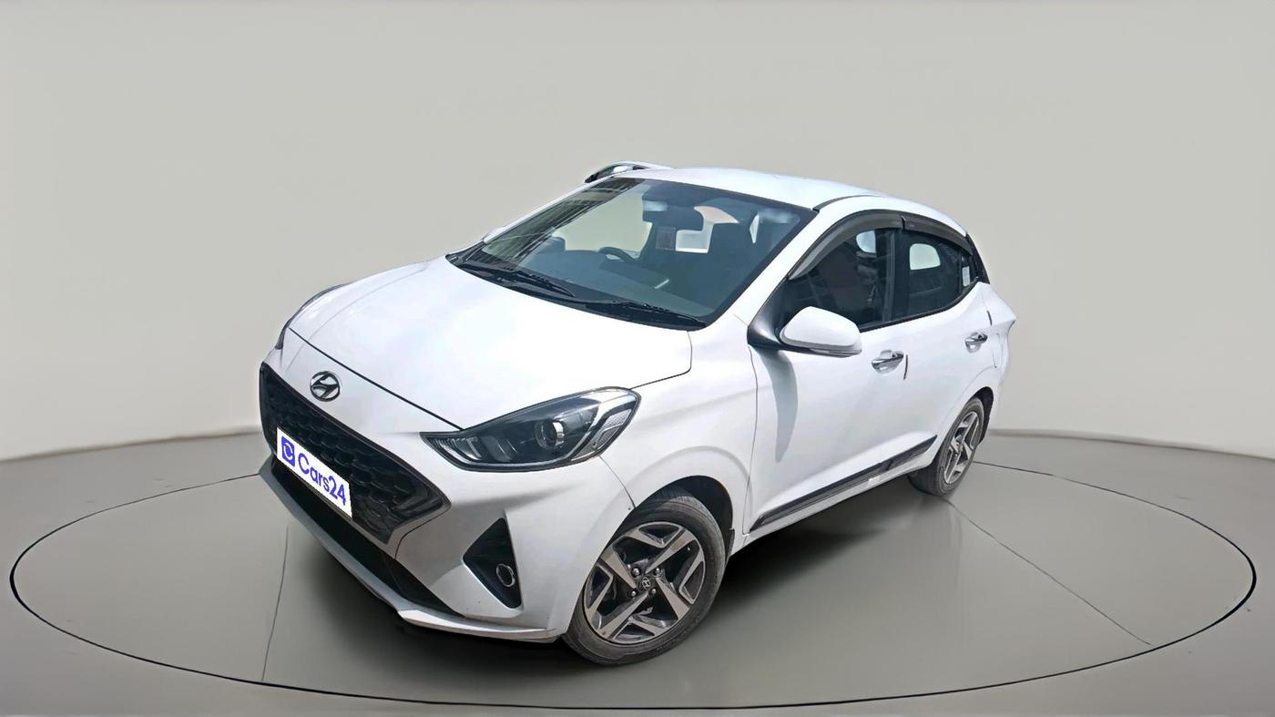 2021 Hyundai AURA SX PLUS 1.2 AMT, Petrol, Automatic, 59,720 km, exterior