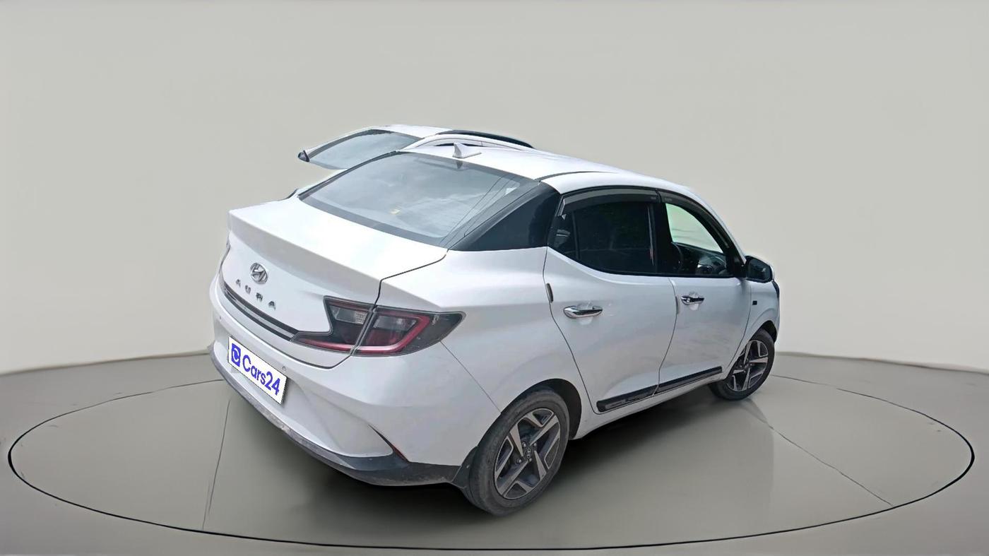 2021 Hyundai AURA SX PLUS 1.2 AMT, Petrol, Automatic, 59,720 km, exterior