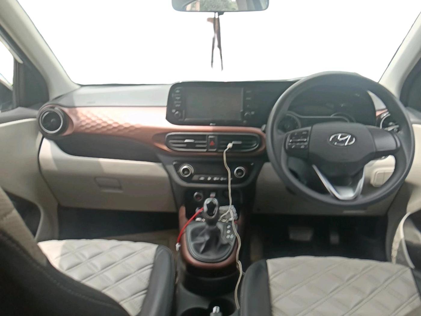 2021 Hyundai AURA SX PLUS 1.2 AMT, Petrol, Automatic, 59,720 km, interior