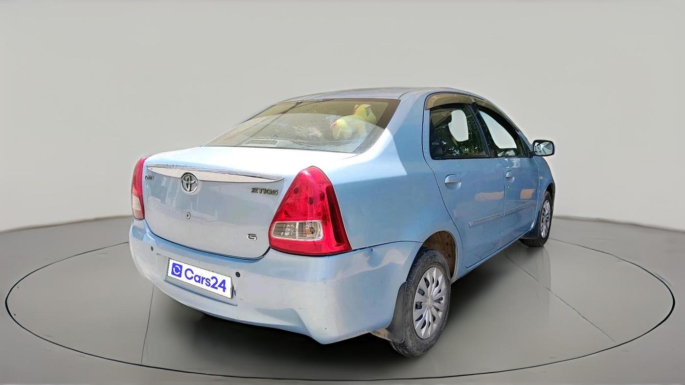 2011 Toyota Etios G, Petrol, Manual, 99,730 km, exterior