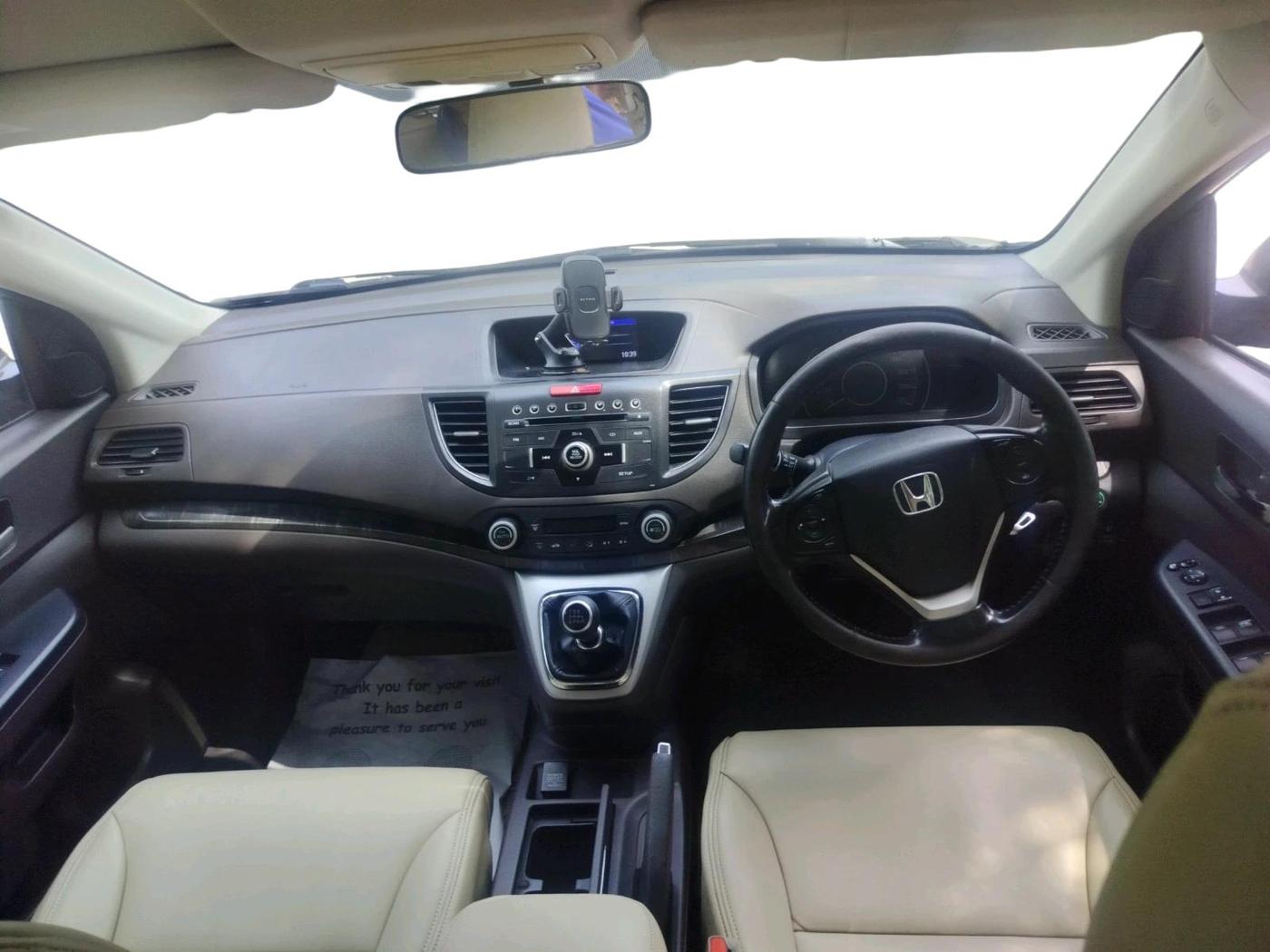 2015 Honda CRV 2.0L 2WD MT, Petrol, Manual, 1,43,062 km, interior