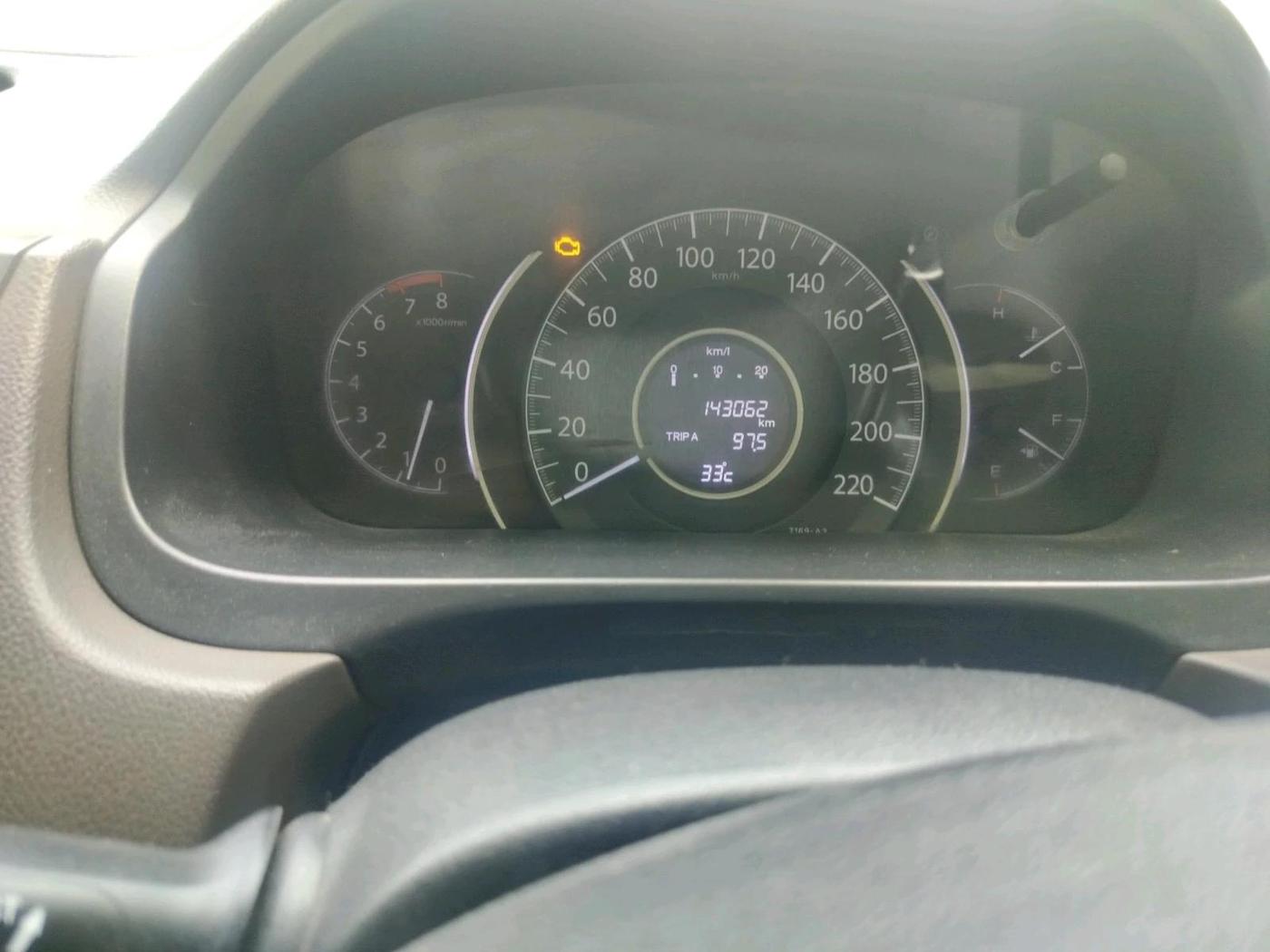 2015 Honda CRV 2.0L 2WD MT, Petrol, Manual, 1,43,062 km, interior