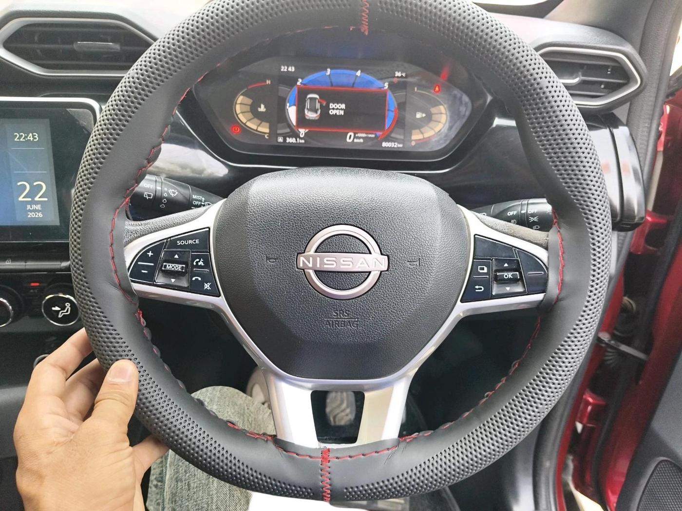 2022 Nissan MAGNITE XV DUAL TONE, Petrol, Manual, 80,034 km, interior