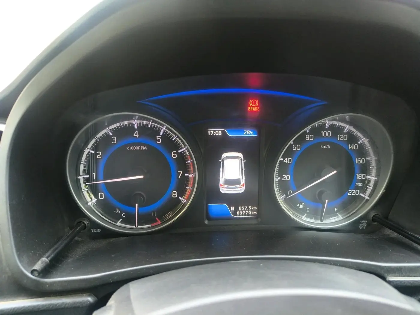 2017 Maruti Baleno ALPHA PETROL 1.2, Petrol, Manual, 69,770 km, interior