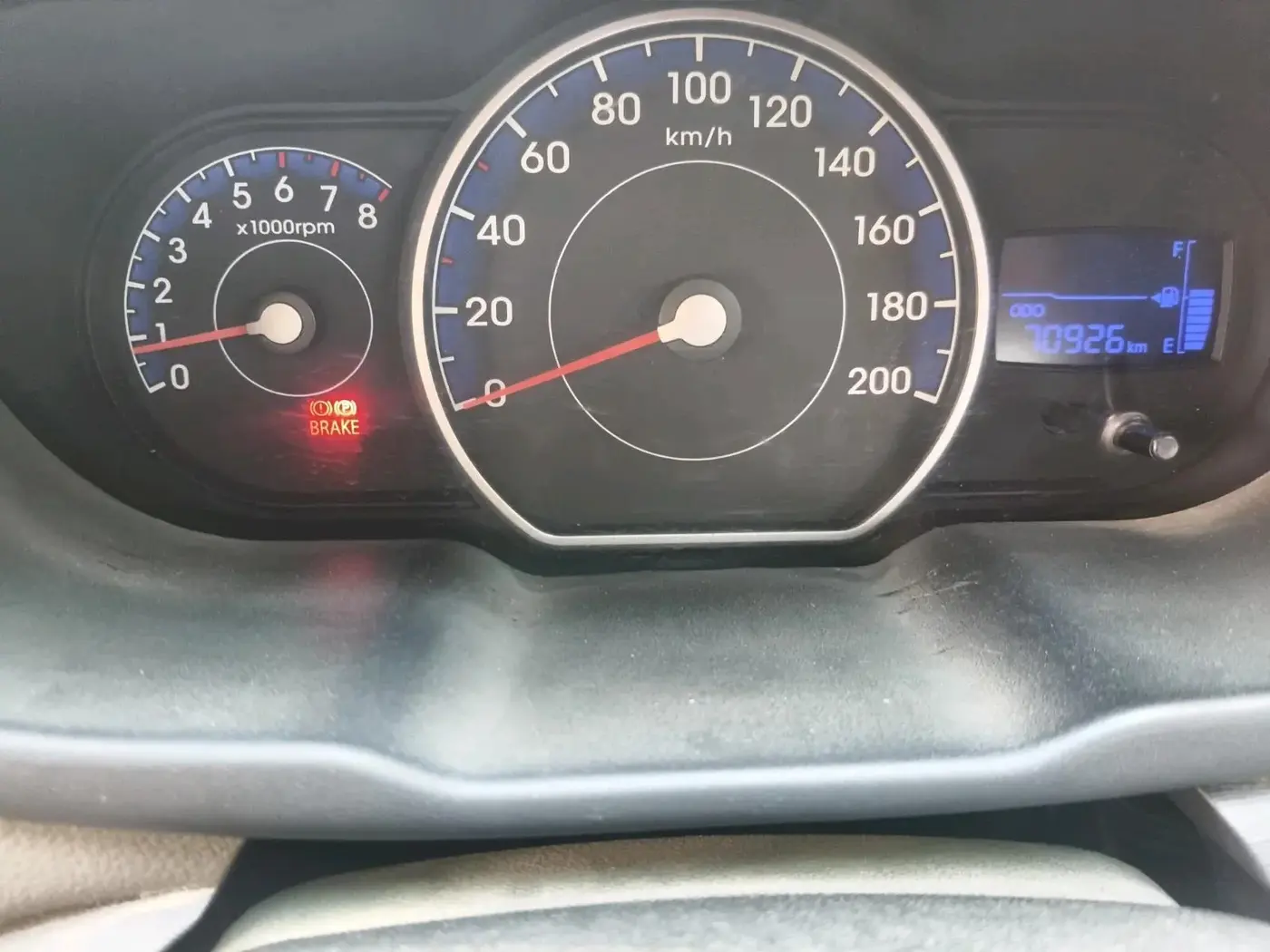 2012 Hyundai i10 MAGNA 1.1, Petrol, Manual, 70,926 km, interior