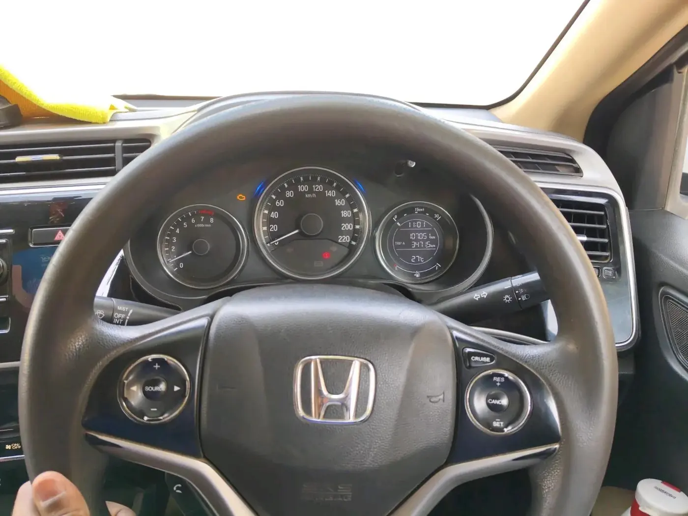 2017 Honda City 1.5L I-VTEC SV, CNG, Manual, 1,07,051 km, interior