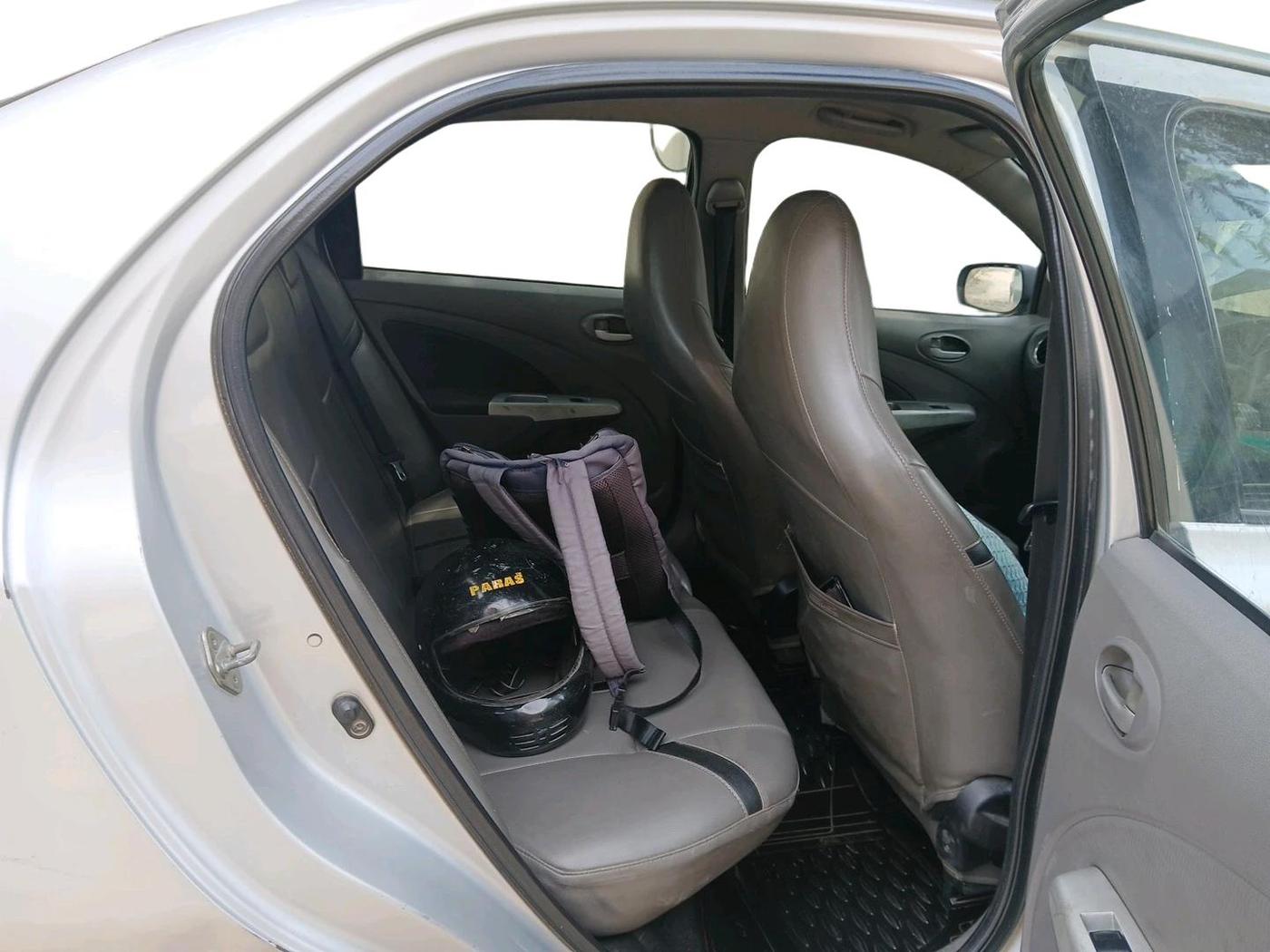 2011 Toyota Etios V, Petrol, Manual, 1,01,621 km, interior
