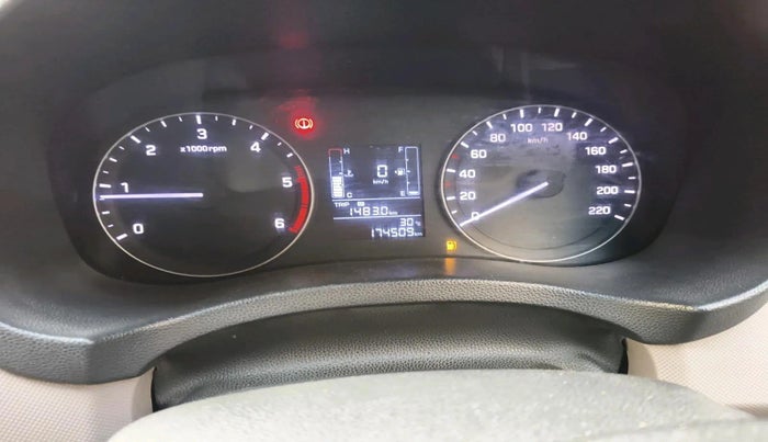 2017 Hyundai Creta SX 1.6 DIESEL, Diesel, Manual, 1,74,509 km, interior