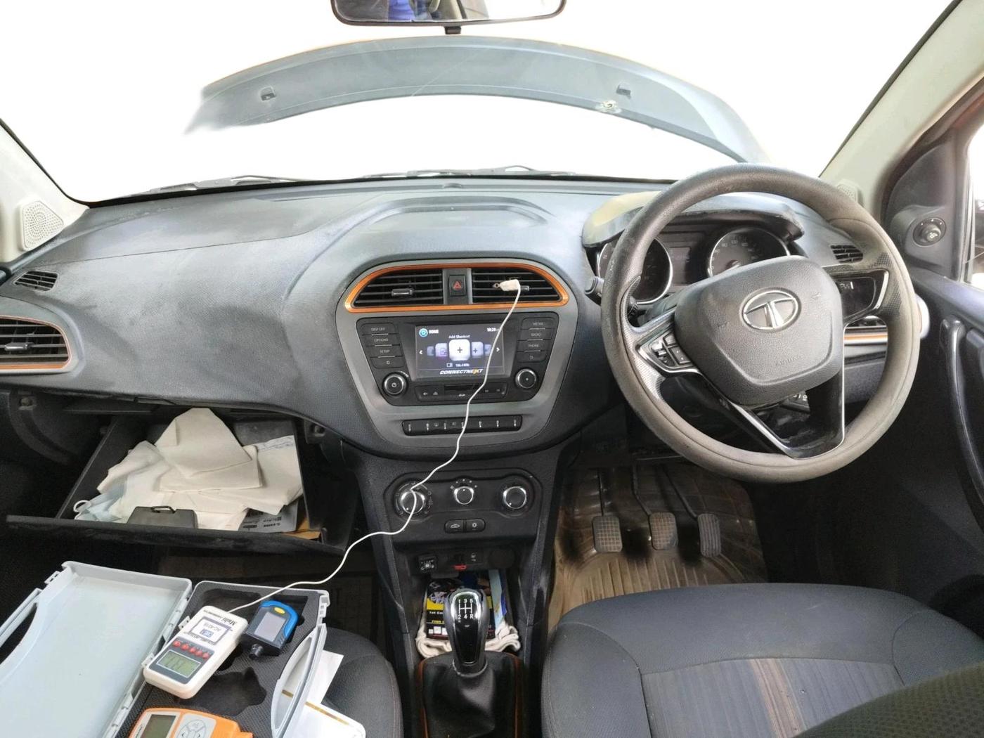 2018 Tata Tiago XZ PETROL, CNG, Manual, 1,22,746 km, interior