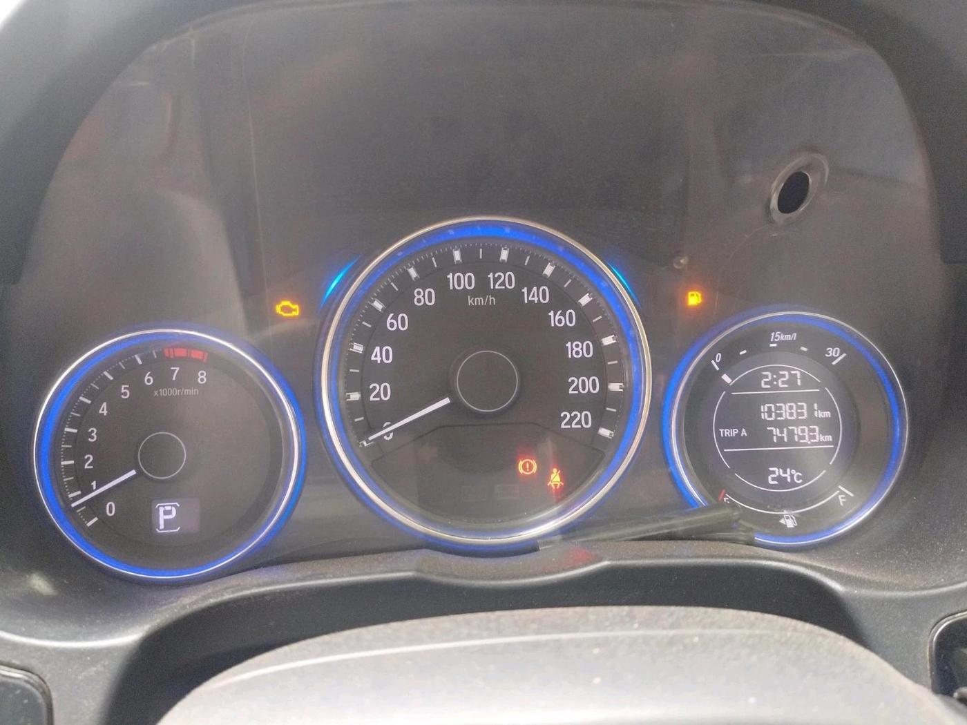 2014 Honda City 1.5L I-VTEC VX CVT, CNG, Automatic, 1,03,831 km, interior