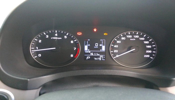 2017 Hyundai Creta SX PLUS AT 1.6 PETROL, Petrol, Automatic, 74,791 km, interior