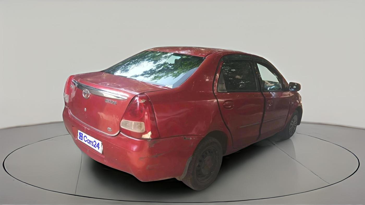 2012 Toyota Etios G, Petrol, Manual, 1,51,707 km, exterior
