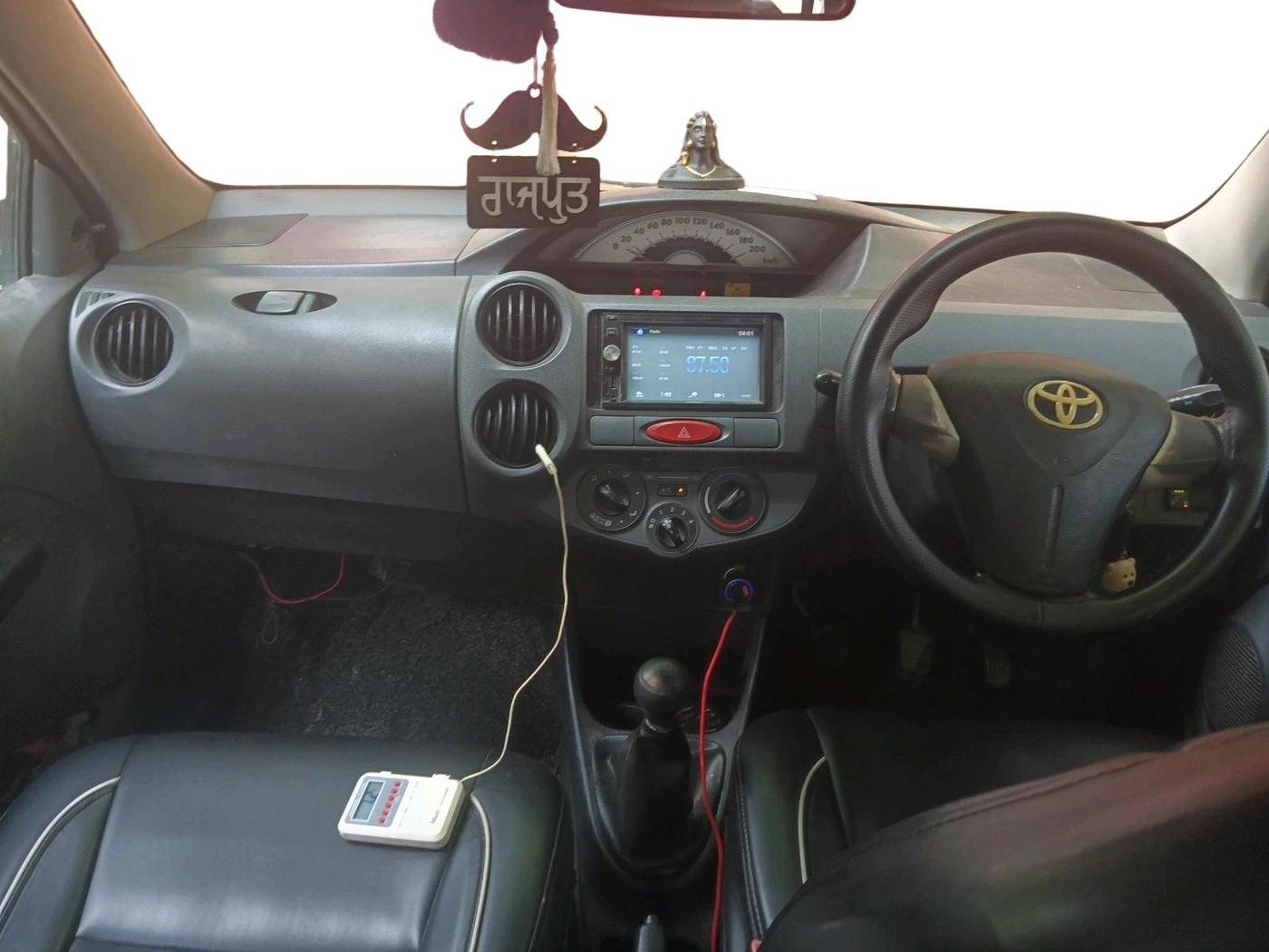 2012 Toyota Etios G, Petrol, Manual, 1,51,707 km, interior