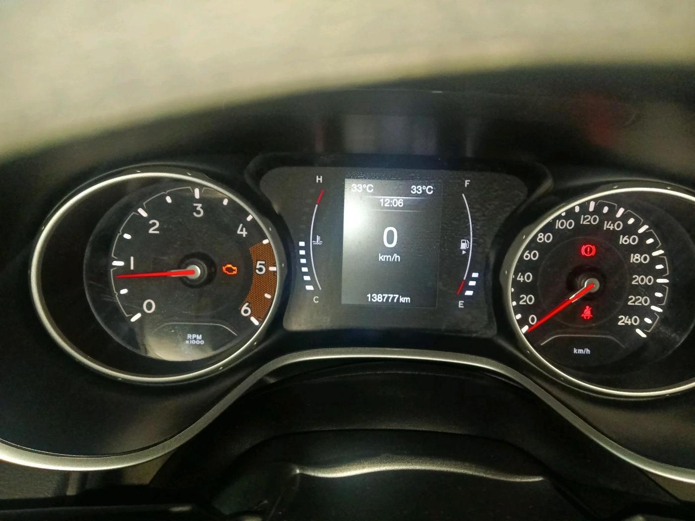 2018 Jeep Compass LONGITUDE 2.0 DIESEL, Diesel, Manual, 1,38,777 km, interior
